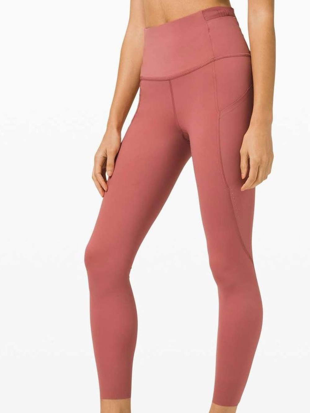 lululemon athletica High-Rise Pocket Leggings in Dusty Rose